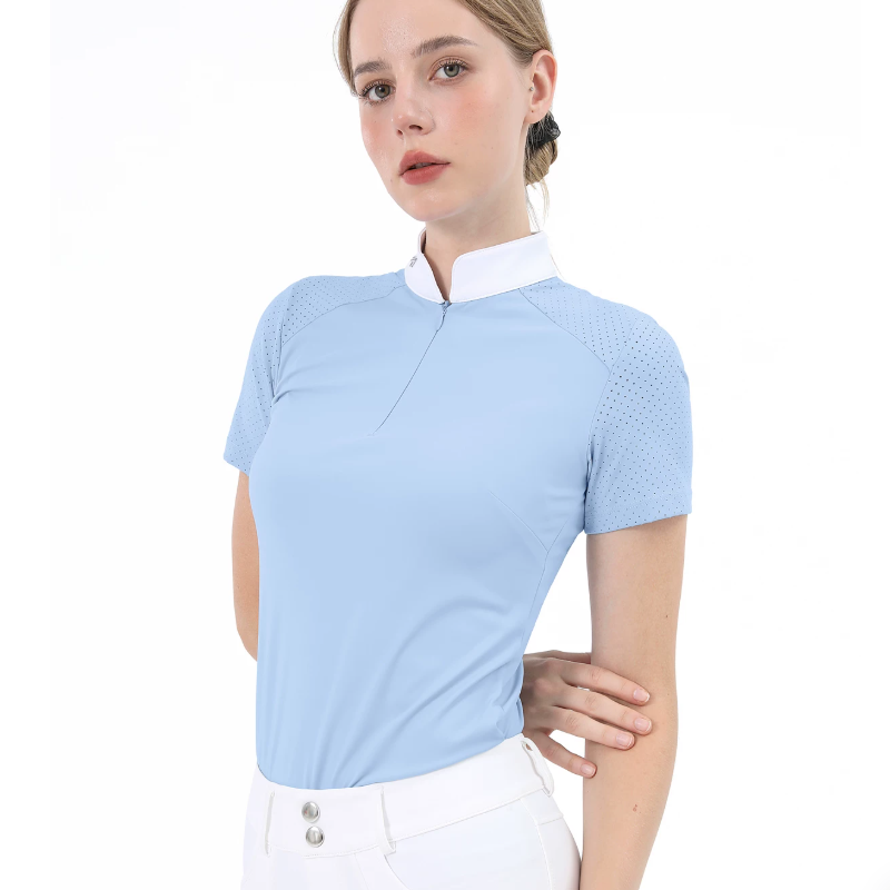 Polo Shirt Equestrian - Women's Polo Shirts Professional Equestrian Competition