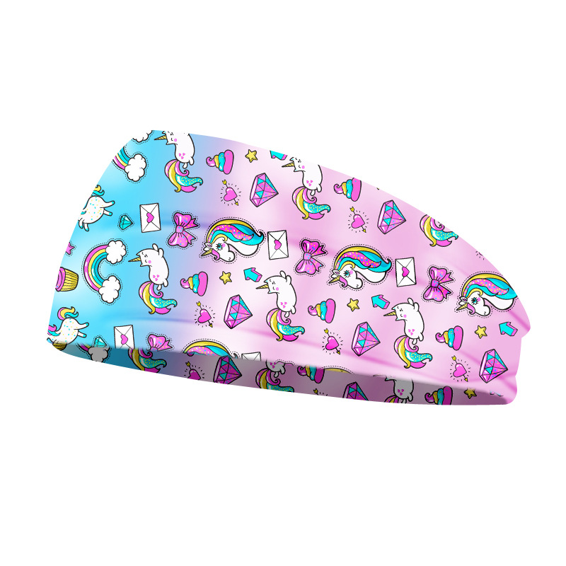 Creative Unicorn Print Unisex  - Outdoor Sport Gym ulasan dan harga