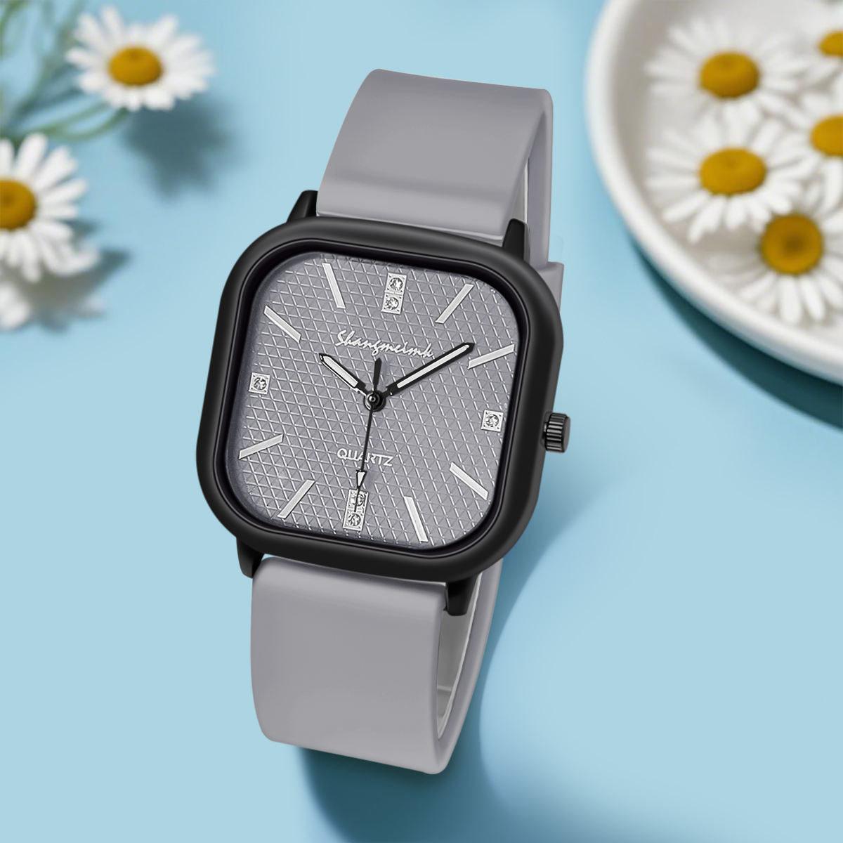 Square Case Quartz Watch Men W - Outdoor Sport Watch ulasan dan harga