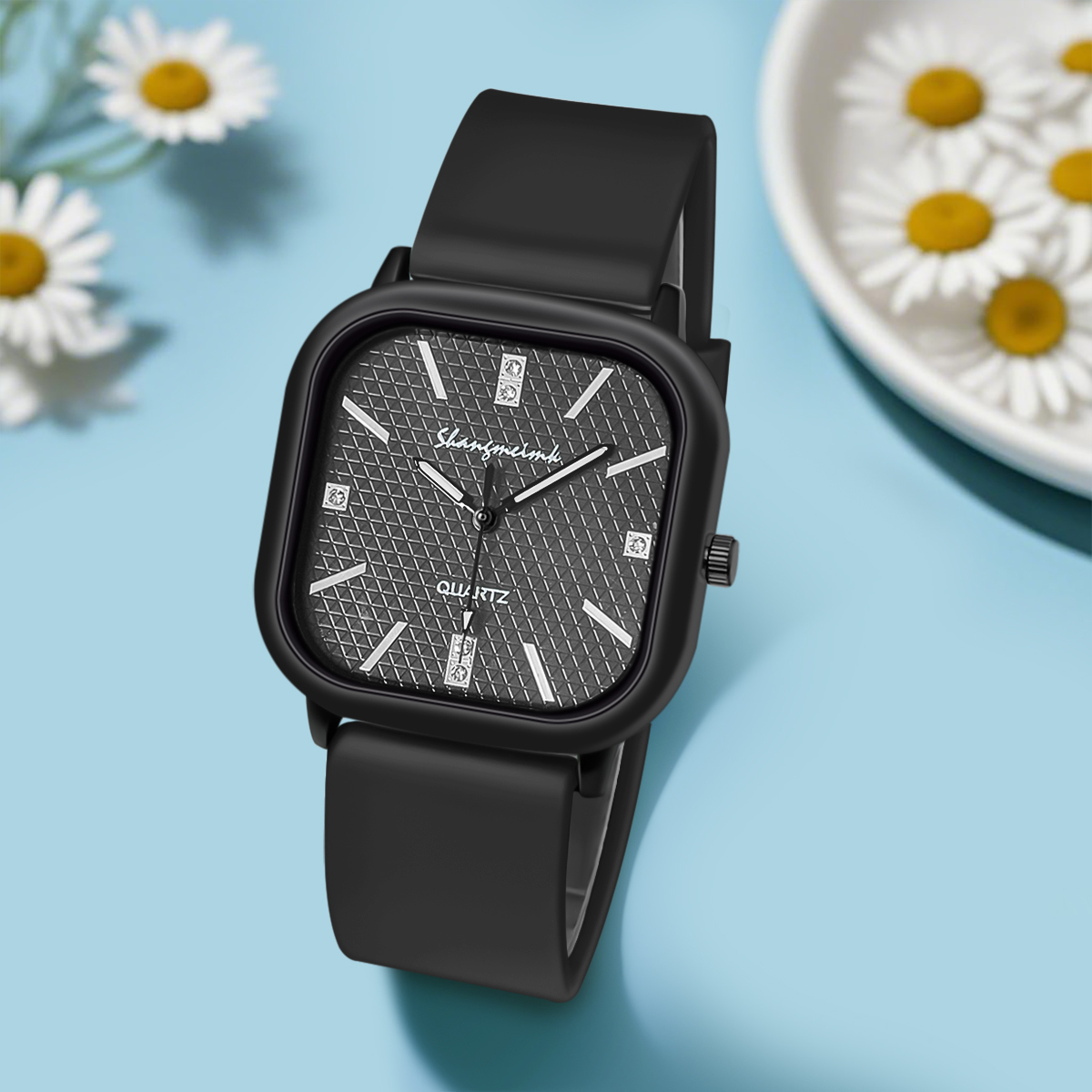 Square Case Quartz Watch Men W - Outdoor Sport Watch ulasan dan harga