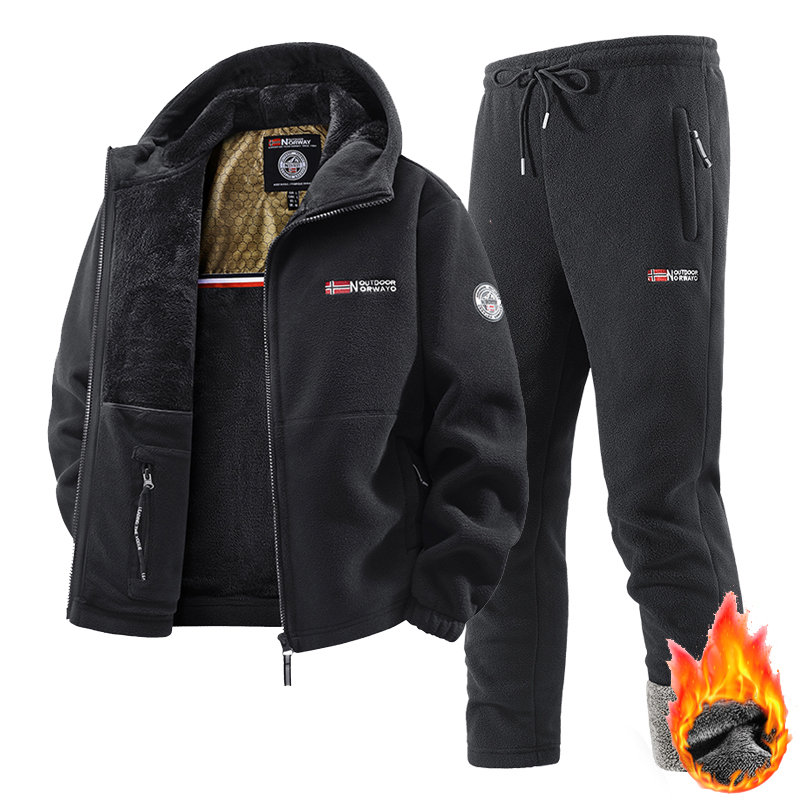 New Winter Sportswear Set Mens - Outdoor Sport Jacket ulasan dan harga