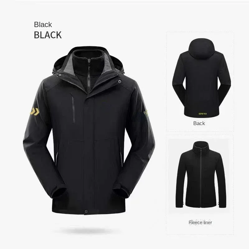 Thick Fishing Clothes Set Wint - Outdoor Sport Waterproof Jacket ulasan dan harga