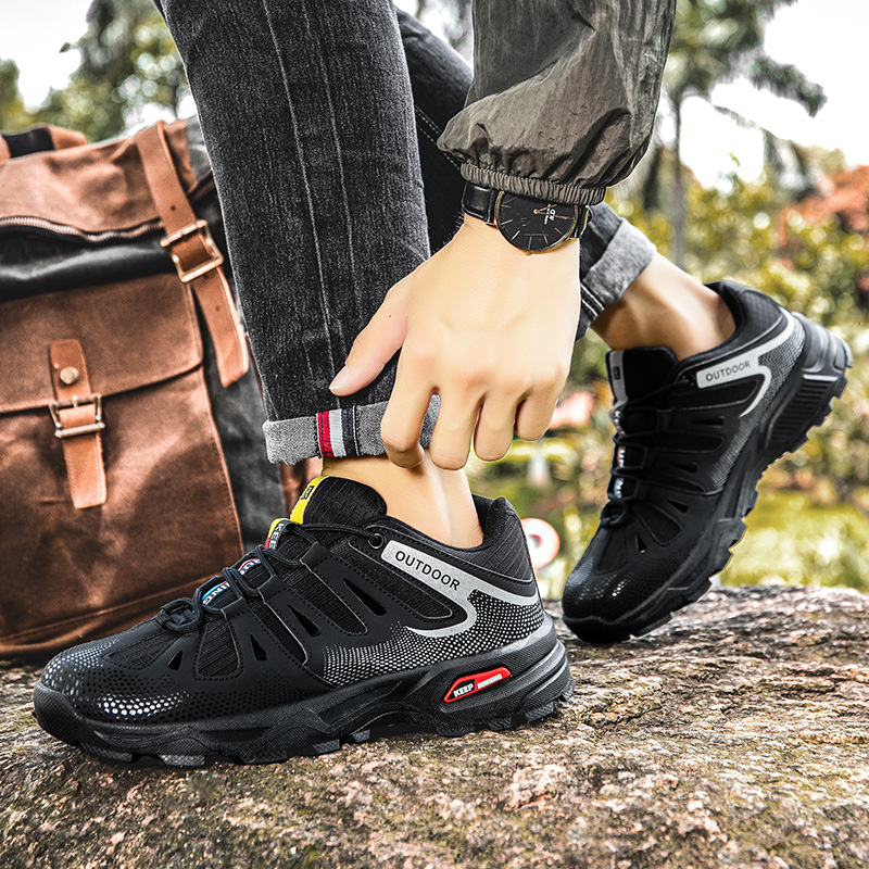 Men‘s Hiking Shoes Lace-up Cli - Climbing Shoe Beginner ulasan dan harga