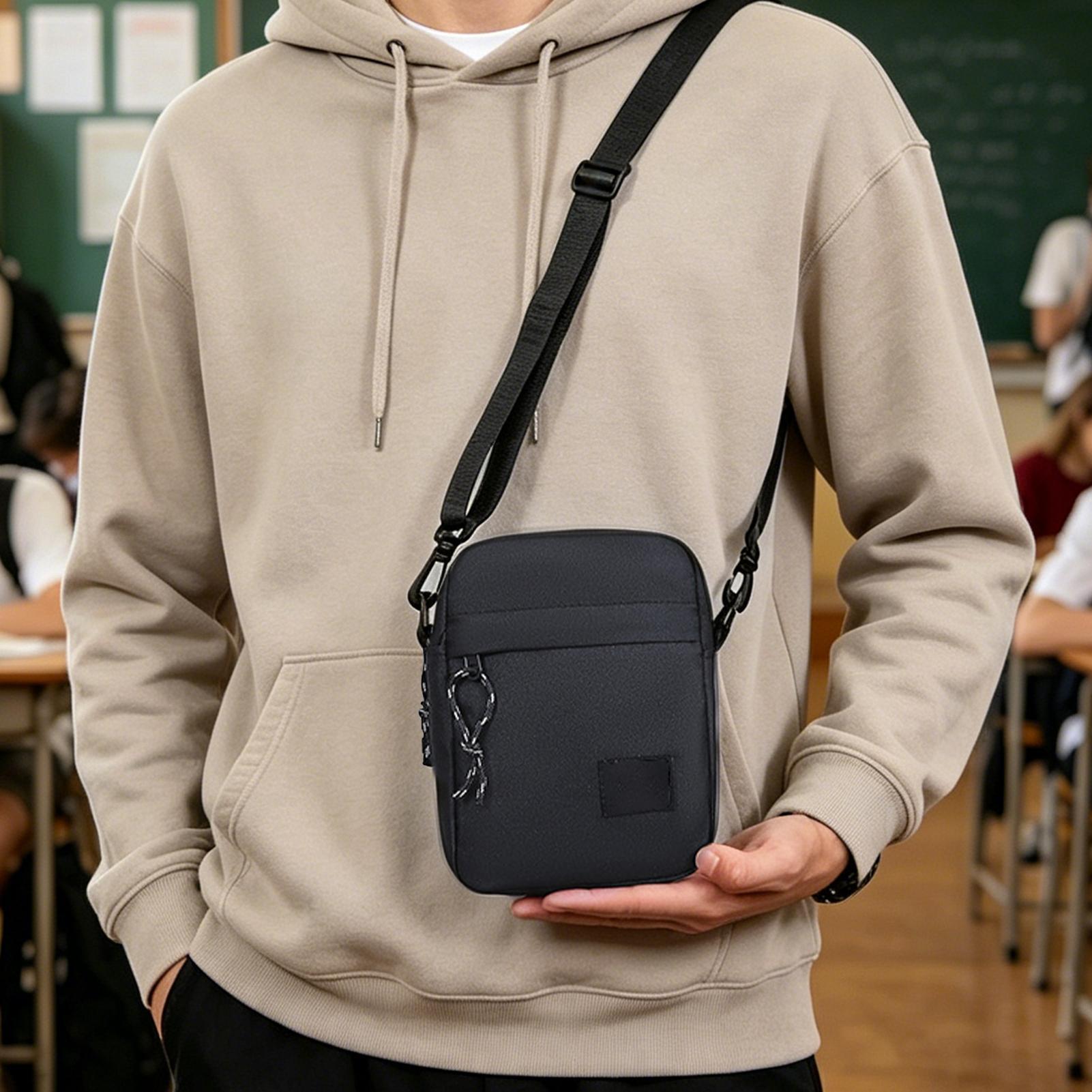 Men's Compact Shoulder Bag Fas - Outdoor Sport Gym ulasan dan harga